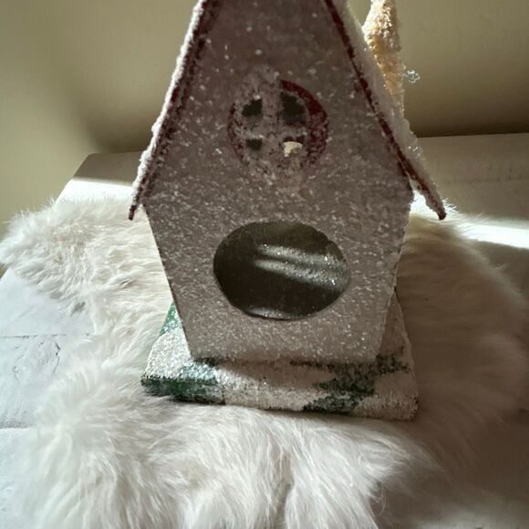 Vintage Christmas Church  13”  tall - Picture 6 of 6